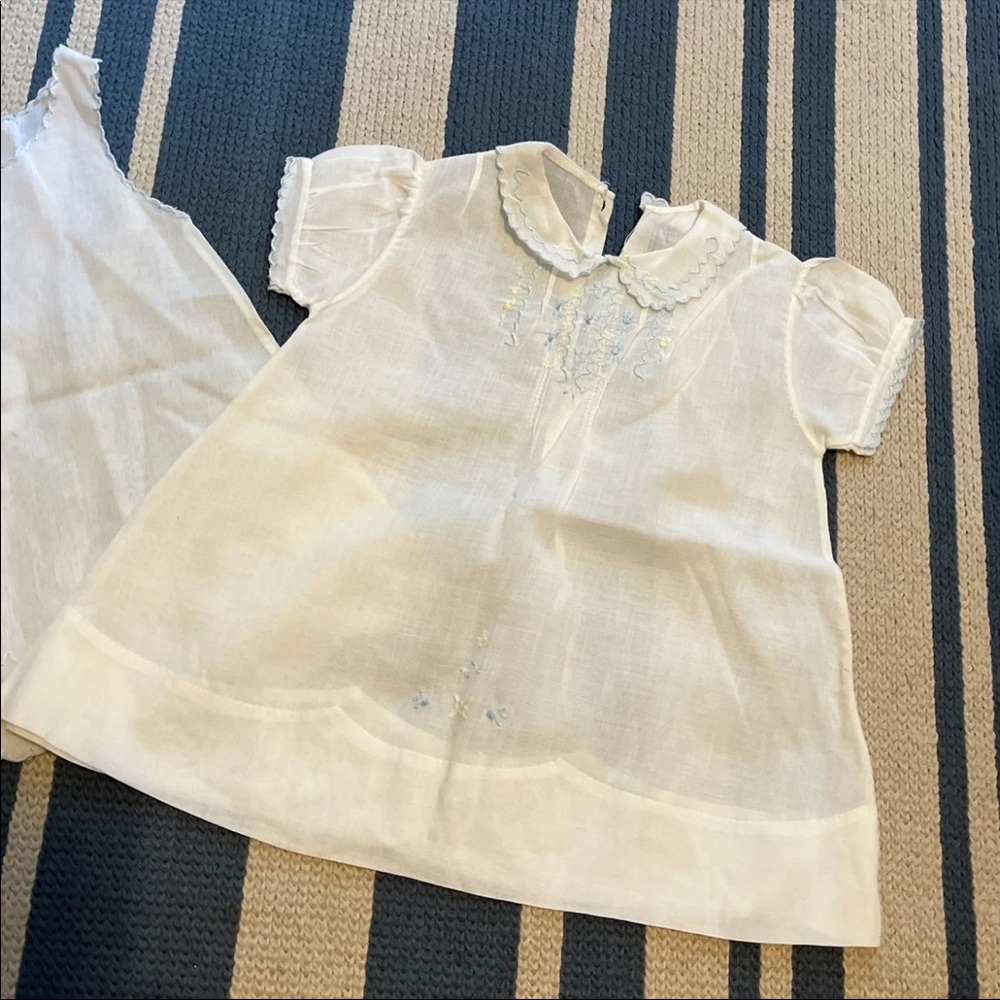 Vintage Infant 2pc Dress - Picture 2 of 6